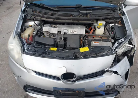 2012 Toyota Prius Two из США, поврежденный, VIN JTDKN3DUXC5462968